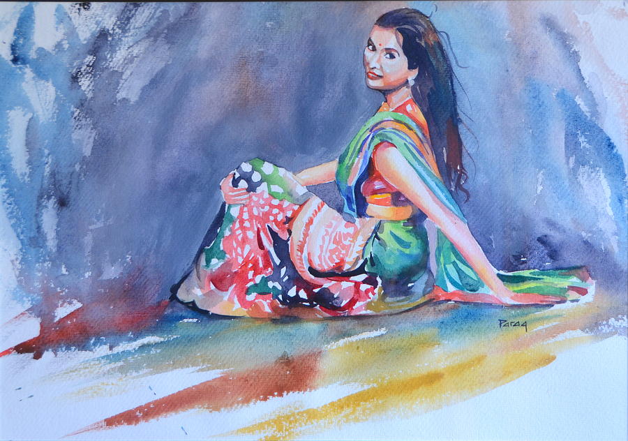 Joy of Life Drawing by Parag Pendharkar