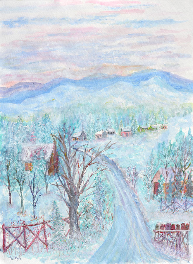 Winter Painting - Joy of Winter by Ben Kiger Winter Painting - Joy of Winter by Ben Kiger
