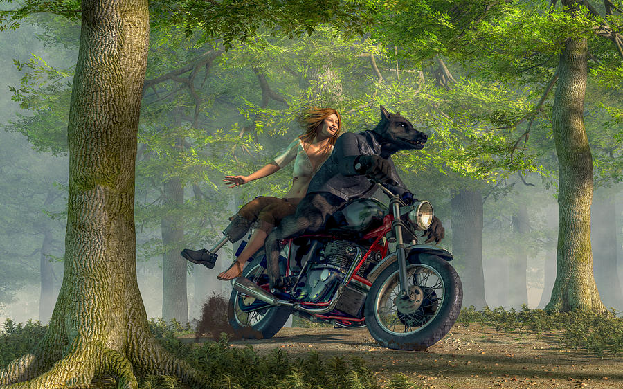 Joy Ride Digital Art by Daniel Eskridge