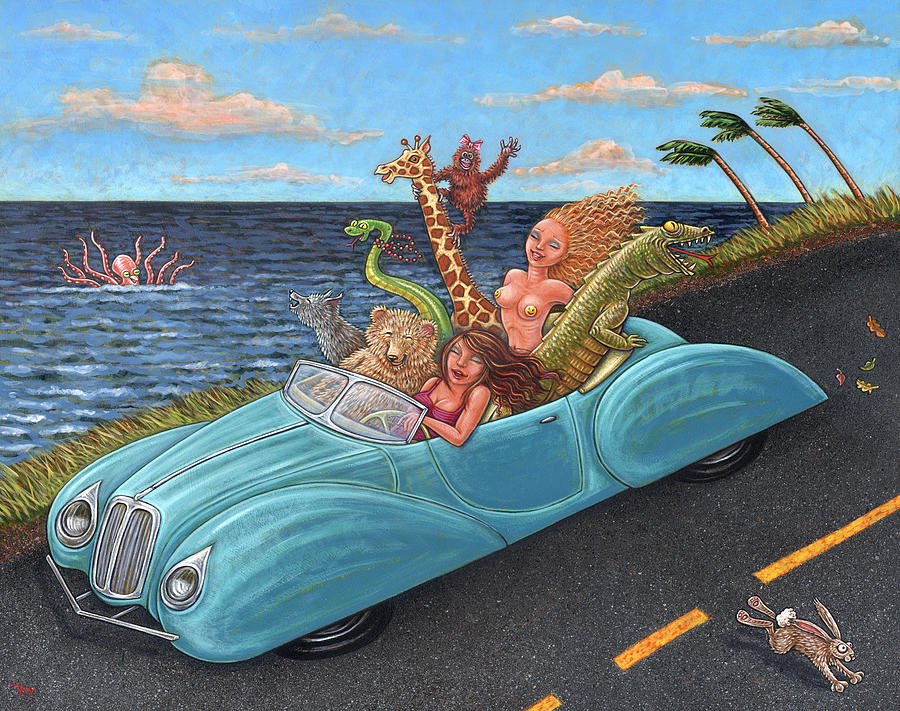 Joy Ride Painting by Holly Wood
