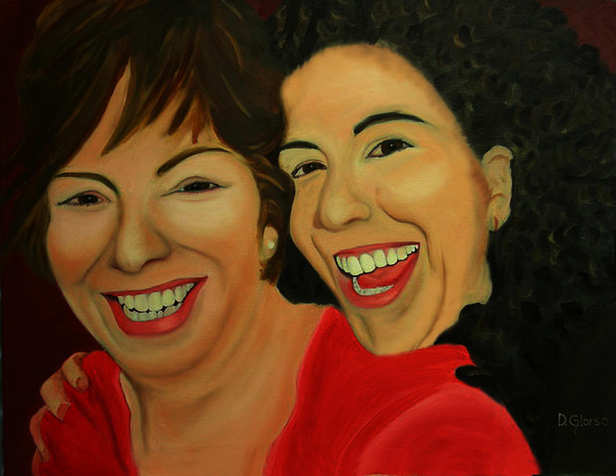 Joyce and Gina Painting by Dean Glorso