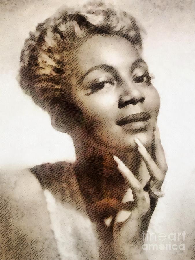Joyce Bryant, Vintage Singer And Actress Painting