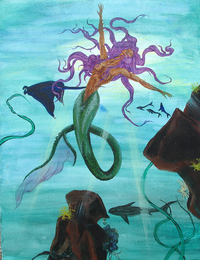 Joyful Depths Painting by Megan Thompson