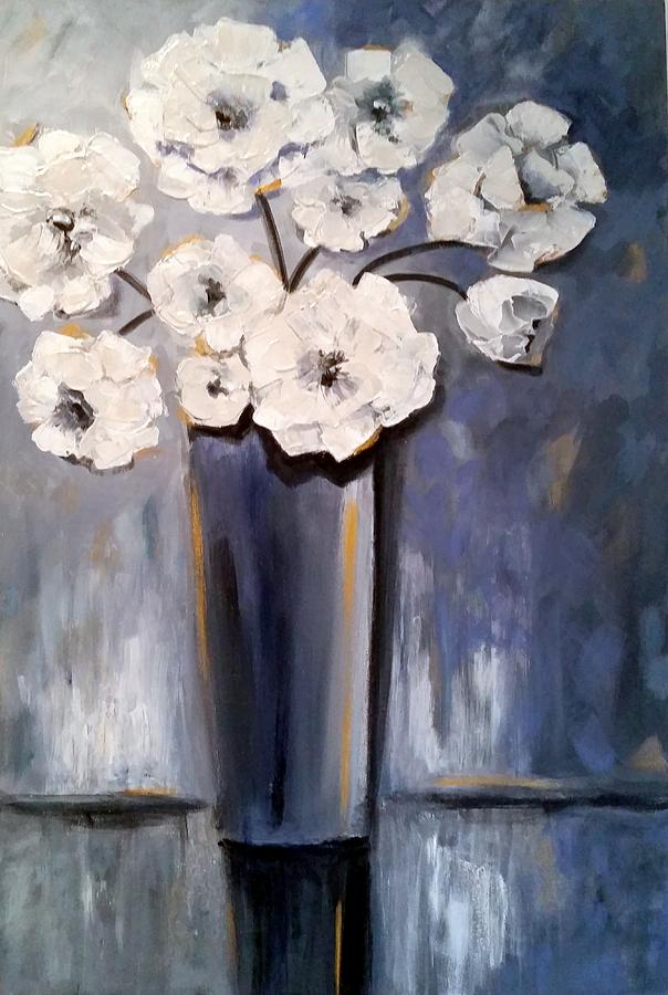 Joyful Floral Painting by Rosie Sherman