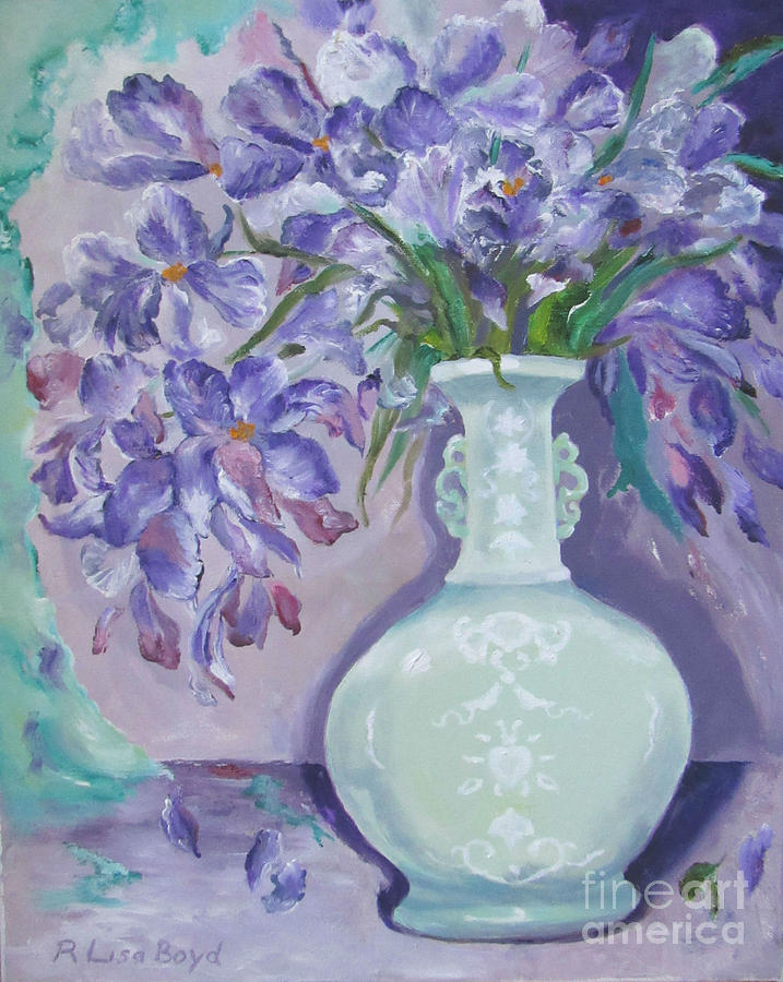 Joyful Flowers Painting by Lisa Boyd