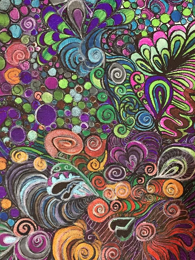 Joyful Illusions Mixed Media by Kelly Burrow - Fine Art America