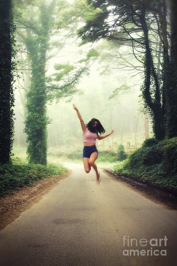 Nature Photograph - Joyful Jump by Carlos Caetano