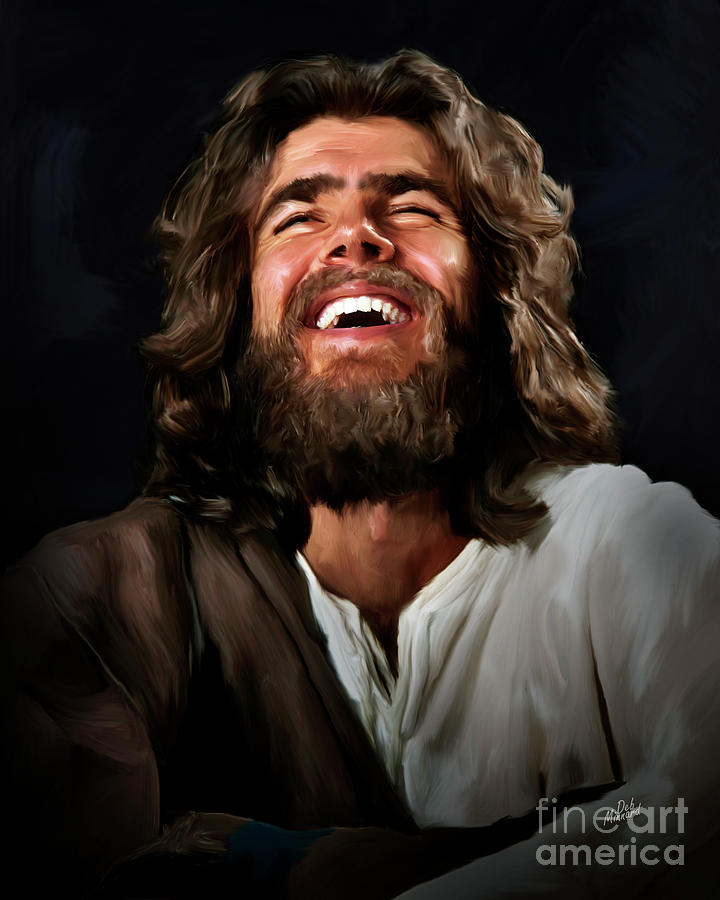 Joyous Jesus Digital Art by Debra Minnard Pixels