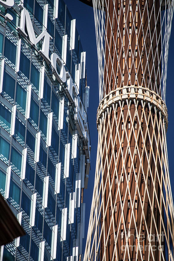 JP Morgan and Sydney Tower Photograph by Sheila Smart Fine Art Photography