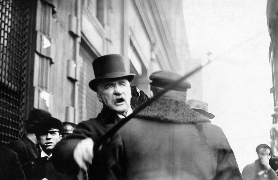 J.P. Morgan Attacking A Photographer - 1910 Photograph by War Is Hell Store