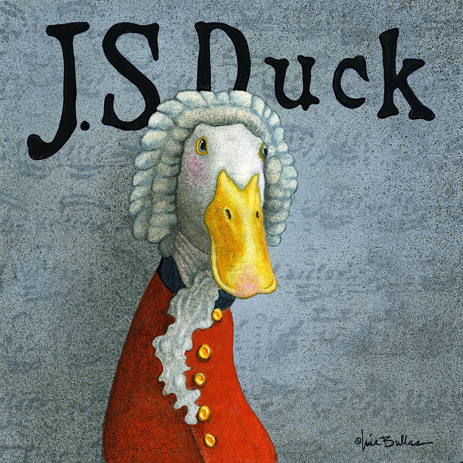 Duck Painting - J.S. Duck by Will Bullas