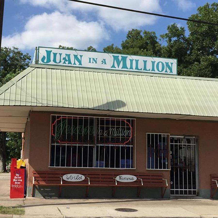 Austin Photograph - Juan And A Million #tacos #atx #austin by Gin Young