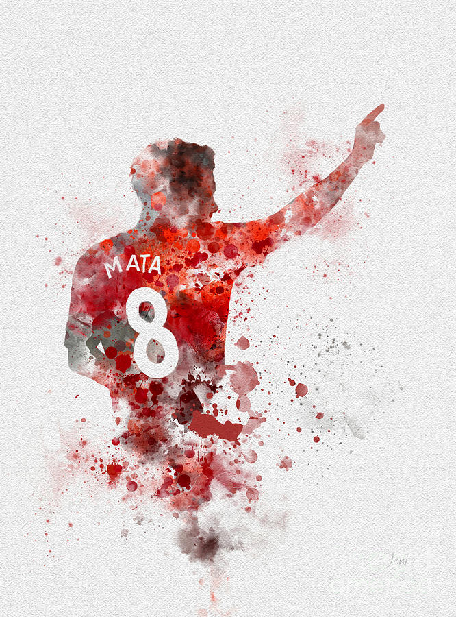 Football Mixed Media - Juan Mata by My Inspiration