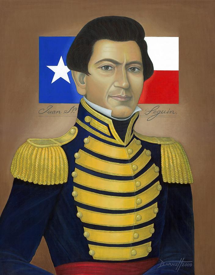 Juan N. Seguin Painting by Mark Barnett