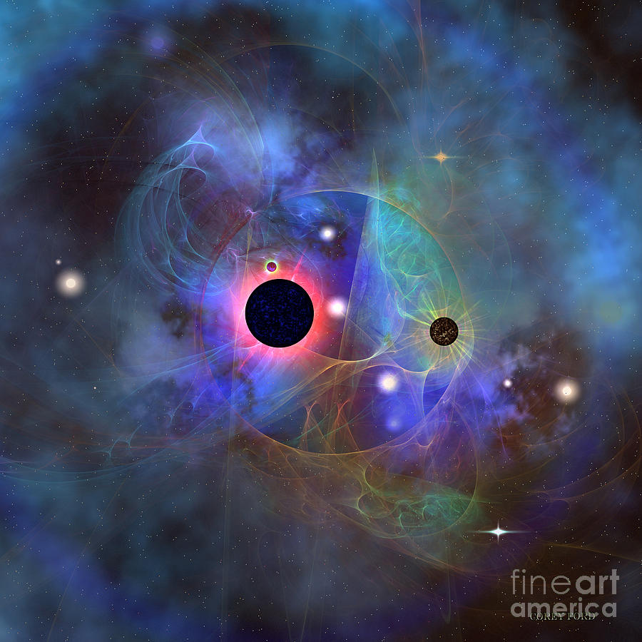 Jubalee Nebula Painting by Corey Ford