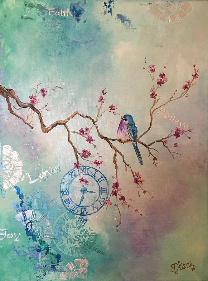 Bird Painting - Jubilee I  by Eliene Nunes