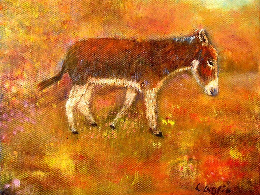 Jubilee the Donkey Painting by Loretta Luglio