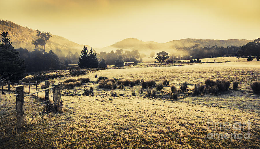 Judbury winter panorama Photograph by Jorgo Photography