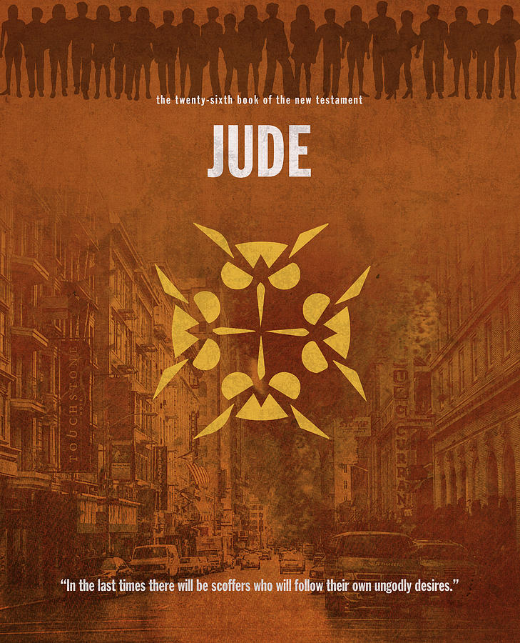 Jude Books Of The Bible Series New Testament Minimal Poster Art Number ...