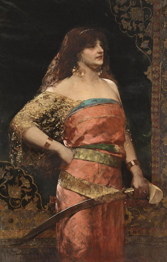 Judith 2 Painting by Jean-Joseph Benjamin-Constant