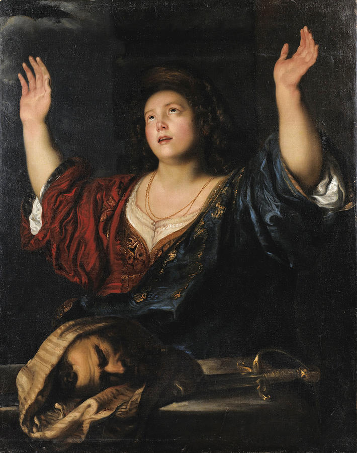 Judith with the Head of Holofernes Painting by Attributed to Gerard Seghers Judith with the Head of Holofernes Painting by Attributed to Gerard Seghers