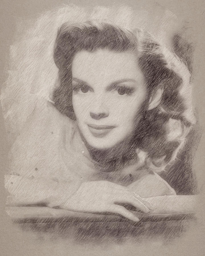 Judy Garland Painting