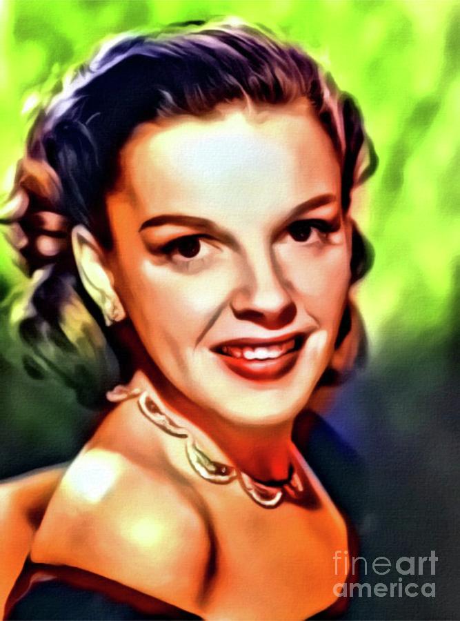 Judy Garland Vintage Actress Digital Art By Mb Digital Art By Esoterica Art Agency Fine Art 9177