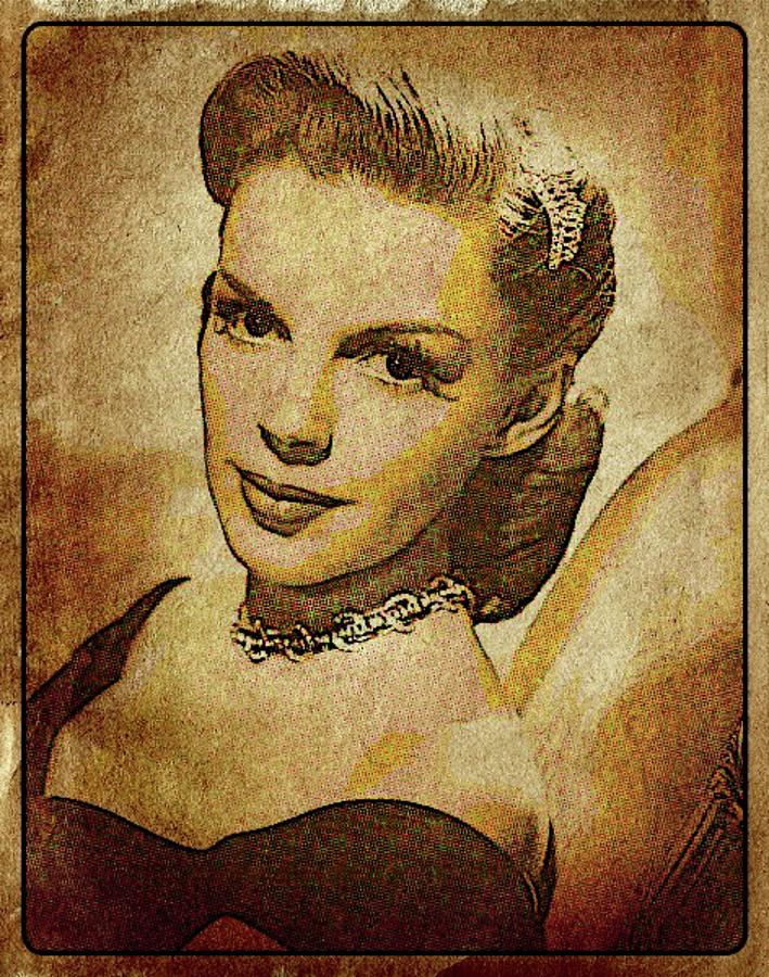 Judy Garland Vintage Hollywood Actress Digital Art
