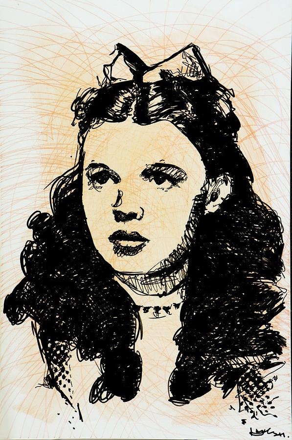 Judy Garland Painting - Judy  by Harry Moores