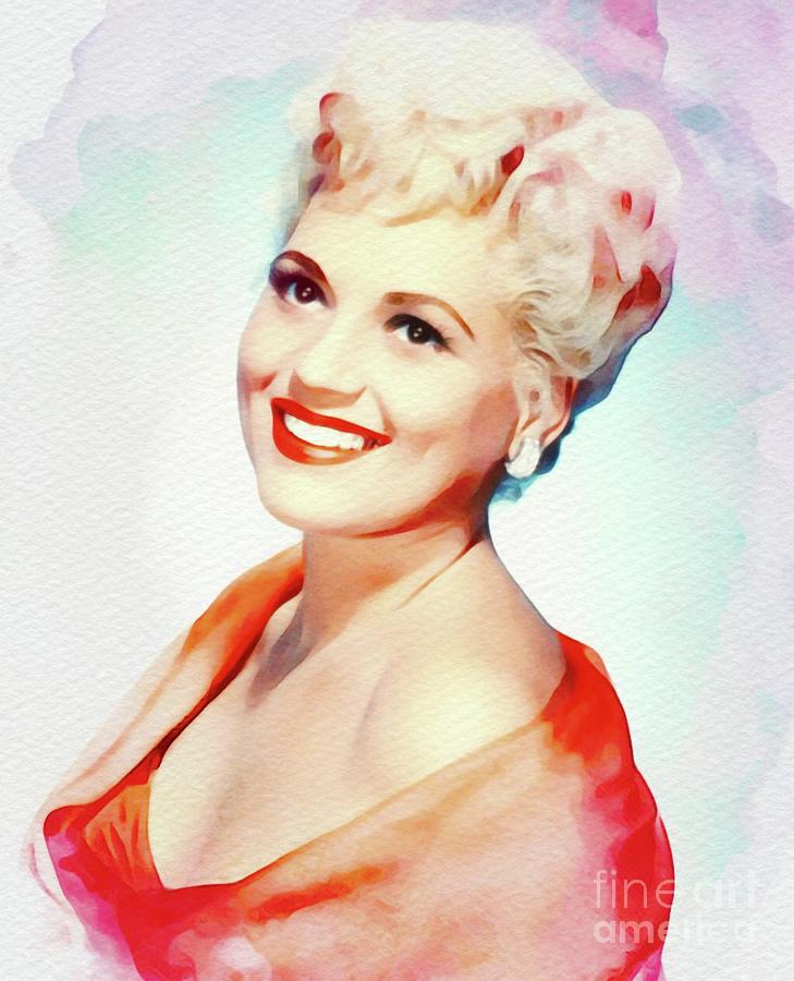 Judy Holliday, Vintage Actress And Singer Painting