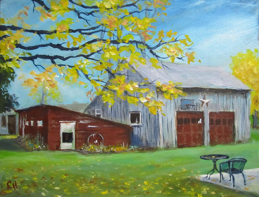 Barn Painting - Judys Barn by Carol Hart