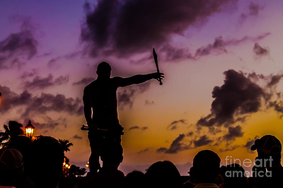 Juggler at sunset Photograph by Claudia M Photography
