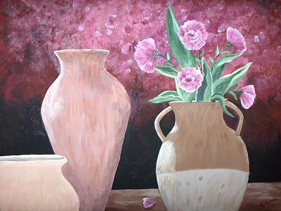 Jugs Painting by Gloria Sheffield Jugs Painting by Gloria Sheffield