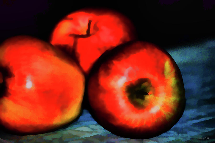 Juicy Apple Art Photograph by Lesa Fine