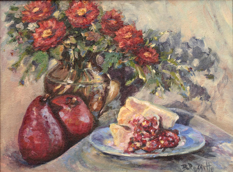 Juicy Autumn Reds Painting by B Rossitto