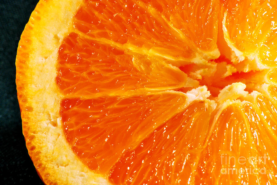 Juicy Orange  Photograph by Nancy Mueller