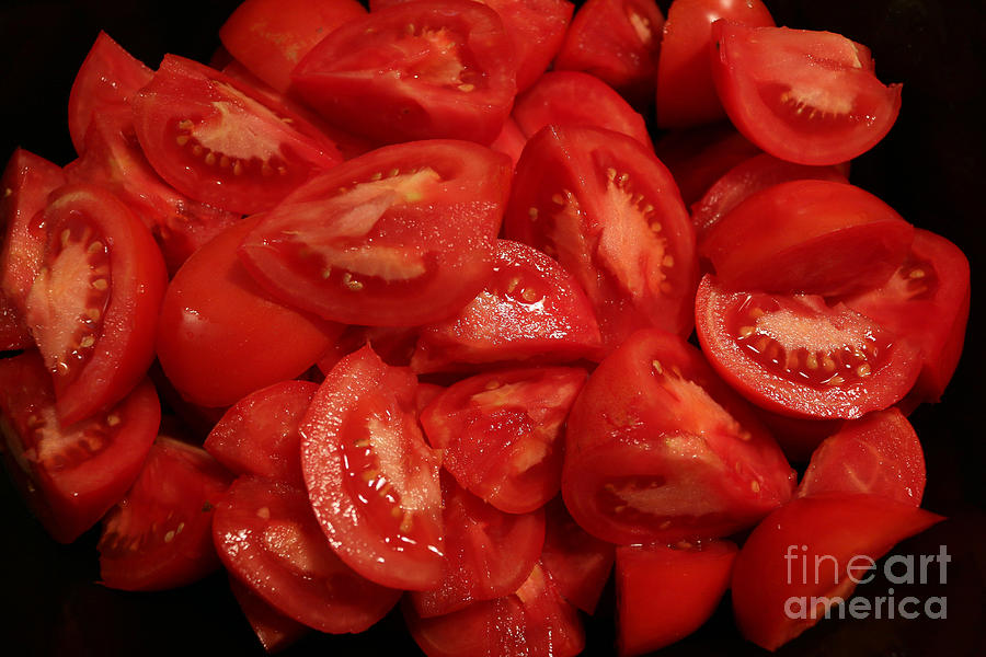 Juicy Tomatoes Photograph by Jeanette French