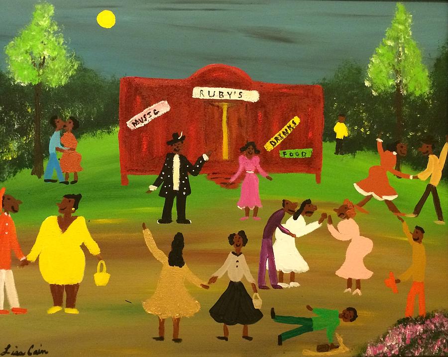 Juke Joint Painting by Lisa Cain