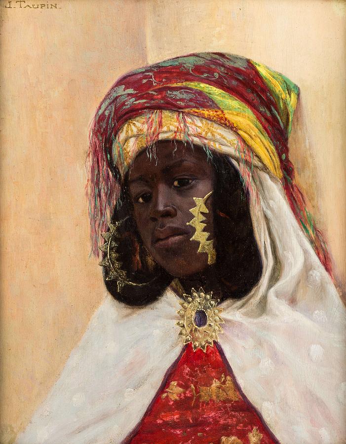 JULES-CHARLES-CLEMENT TAUPIN FRENCH 1863-1931 Randja. Laghouat, Algeria ...