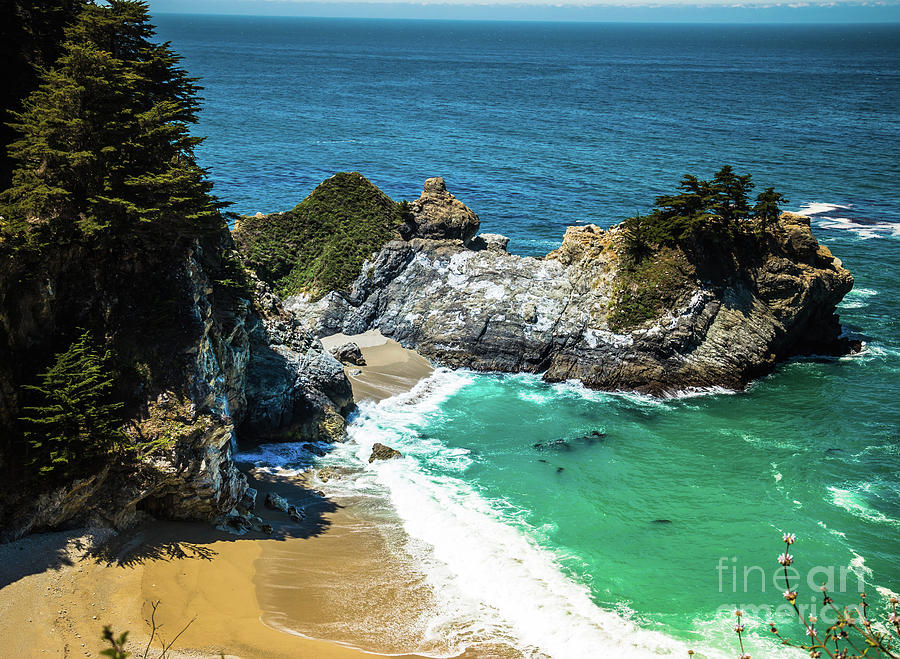 Julia Pfeiffer Burns State Park - McWay Falls Photograph by Blake Webster
