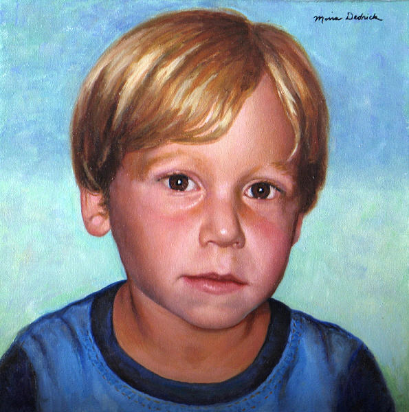 Julian Painting by Moira Dedrick | Fine Art America