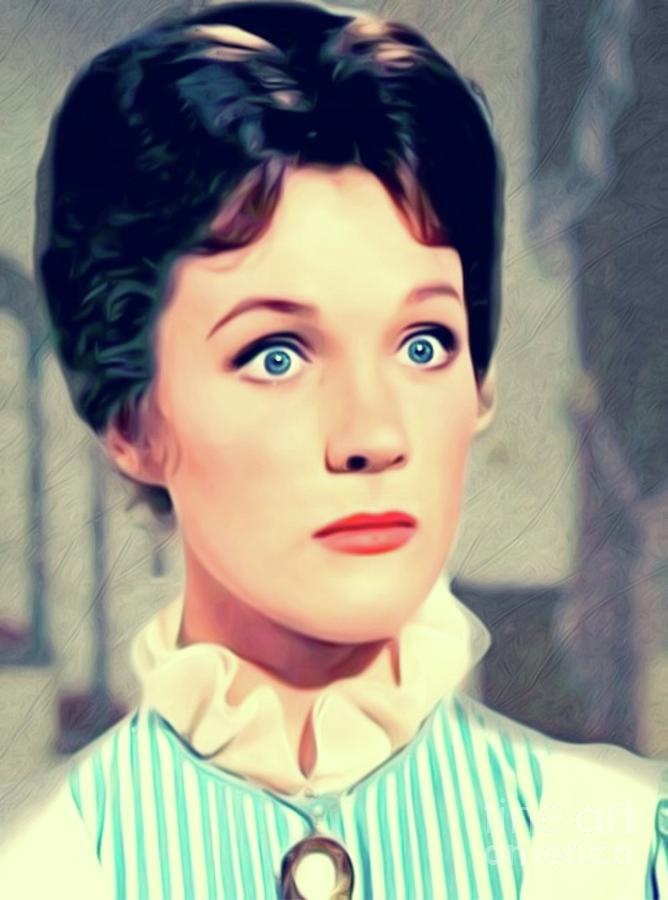 Julie Andrews, Actress Digital Art