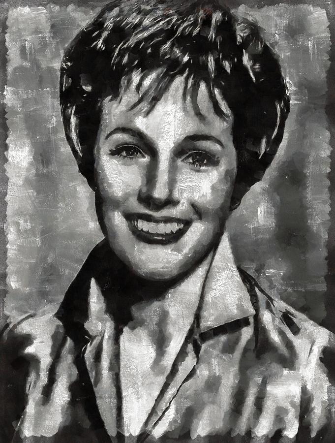 Julie Andrews Hollywood Actress Painting by Esoterica Art Agency - Fine ...