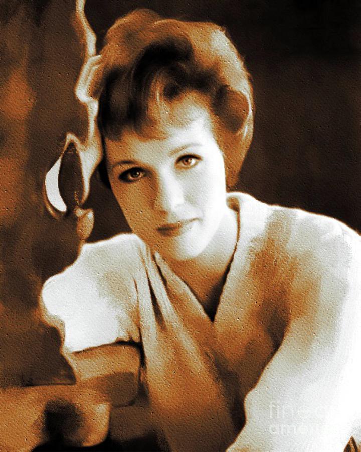 Julie Andrews, Movie Legend Painting by Esoterica Art Agency