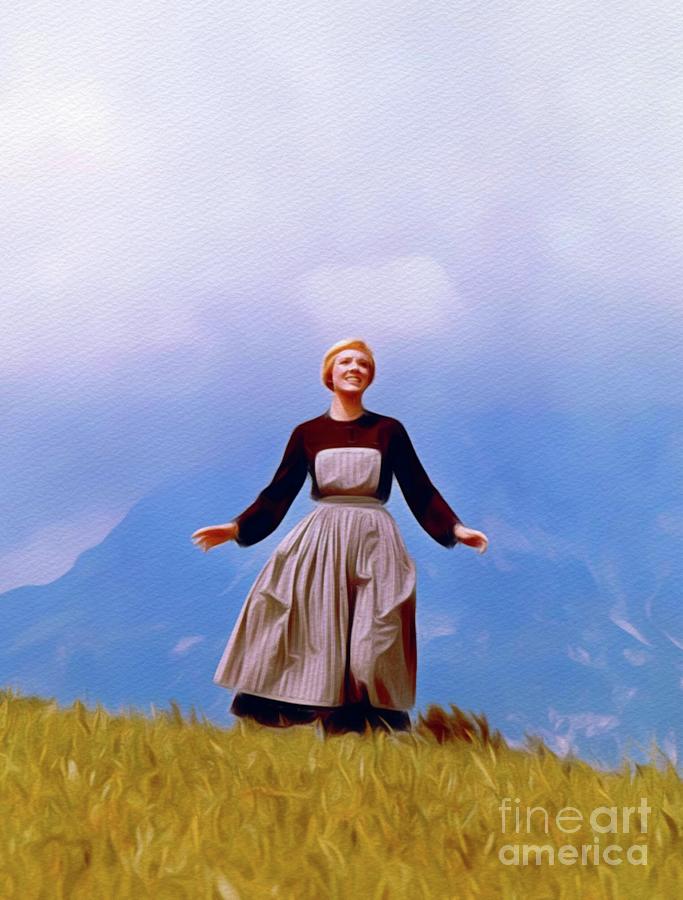 Julie Andrews, Sound Of Music Painting