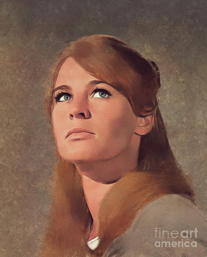 Hollywood Painting - Julie Christie, Movie Legend by Esoterica Art Agency