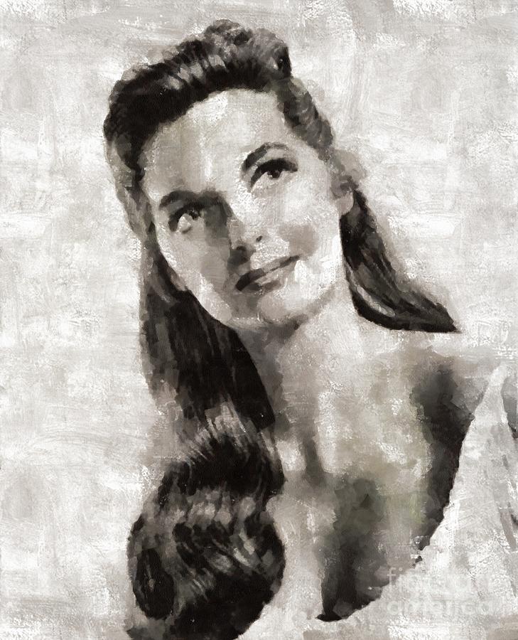 Julie London, Actress Painting by Esoterica Art Agency