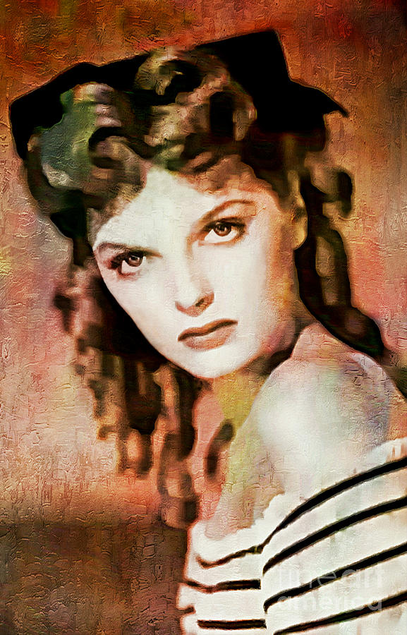 Julie London - Jazz Singer - Actress Painting by Ian Gledhill