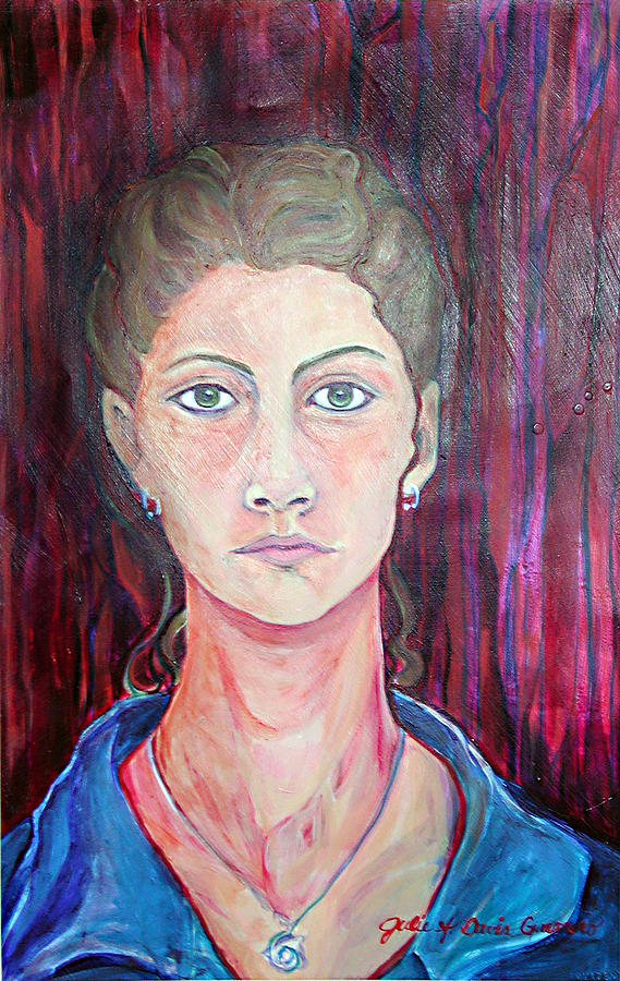 Portrait Painting - Julie Self Portrait by Julie Davis