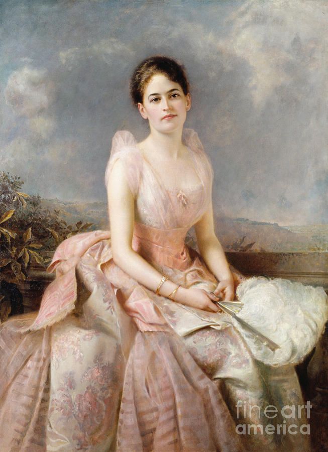 JULIETTE G. LOW, 1860-1927. To License For Professional Use Visit Granger.com Painting by Granger